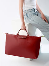 Longchamp Le pliage green Reistassen Rood-vue-porte